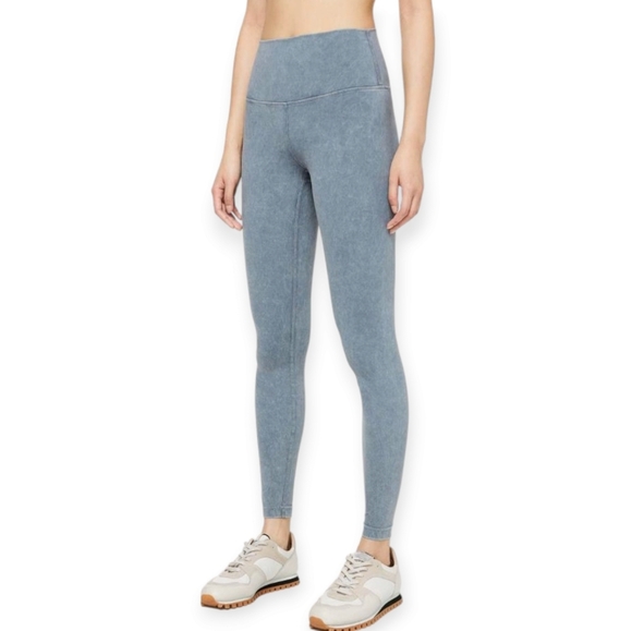 Lululemon Wunder Under High-Rise Tight 25" Full-On Luxtreme Washed Moon Blue 12 - Picture 1 of 15